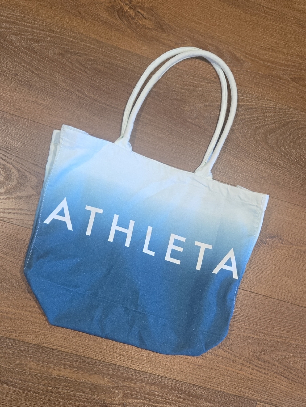 ATHLETA 100% COTTON OMBRE TOTE BAG... #7966